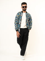 Multicolor Moonshine Printed Velvet Jacket (Unisex)