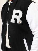 Black R Varsity Jacket (Unisex)