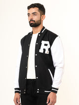 Black R Varsity Jacket (Unisex)