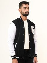 Black R Varsity Jacket (Unisex)