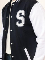 Navy Blue S Varsity Jacket (Unisex)