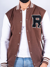 Brown R Tequila Varsity Jacket