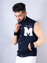 Born To Be Free Alien M Blue Varsity Jacket (Unisex)