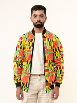 Multicolor African Wax Printed Velvet Jacket (Unisex)