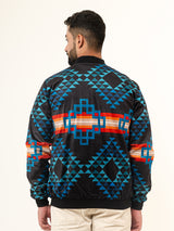 Multicolor Pendleton Printed Velvet Jacket (Unisex)