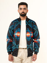 Multicolor Pendleton Printed Velvet Jacket (Unisex)