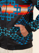 Multicolor Pendleton Printed Velvet Jacket (Unisex)