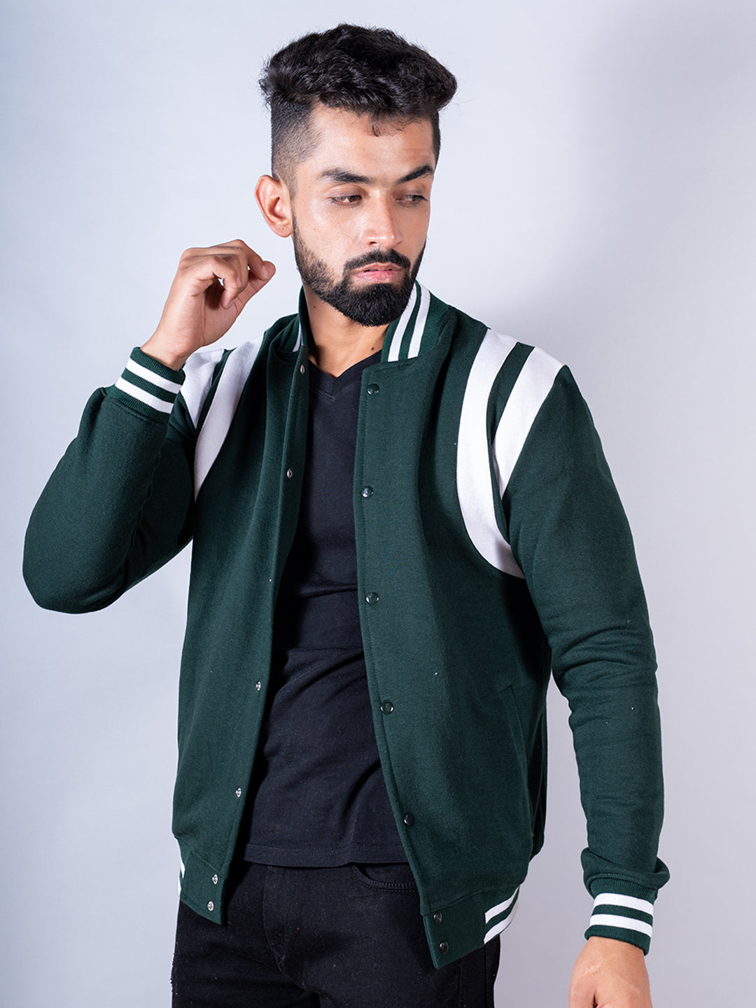 Green Varsity Jacket (Unisex)