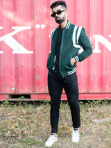 Green Varsity Jacket (Unisex)