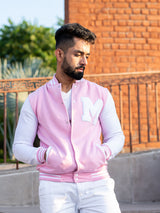 Baby Pink M Varsity Jacket (Unisex)