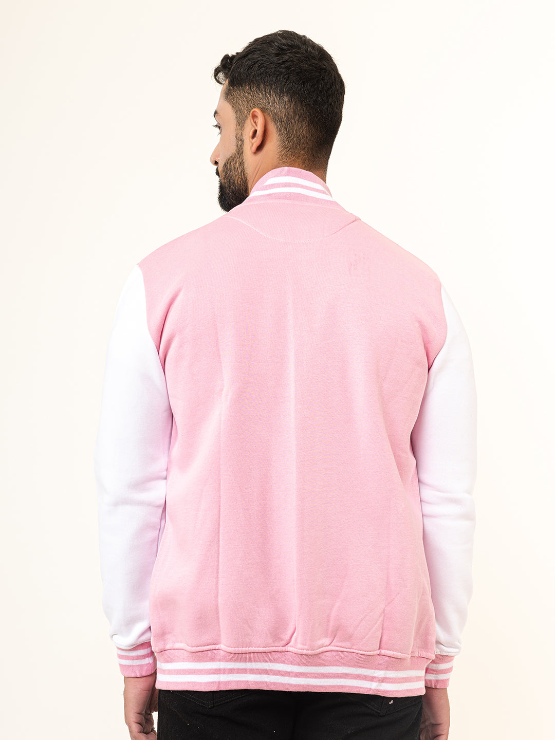 Baby Pink M Varsity Jacket (Unisex)