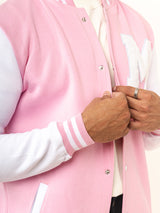 Baby Pink M Varsity Jacket (Unisex)