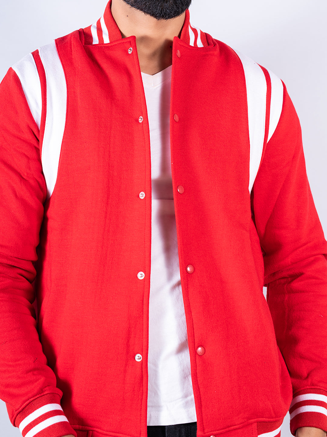 Cherry LA Hi-Performance Varsity Jacket (Red) Varsity Jacket Red Men's -  SS22 - US