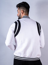 White Varsity Jacket (Unisex)