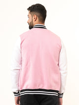 Baby Pink NY Varsity Jacket (Unisex)