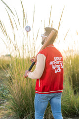 Your Anxiety Is Lying To You R  Varsity Jacket (Unisex)