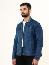 Blue Two Pockets Denim Jacket