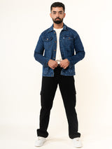 Blue Two Pockets Denim Jacket