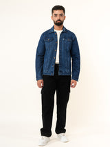 Blue Two Pockets Denim Jacket