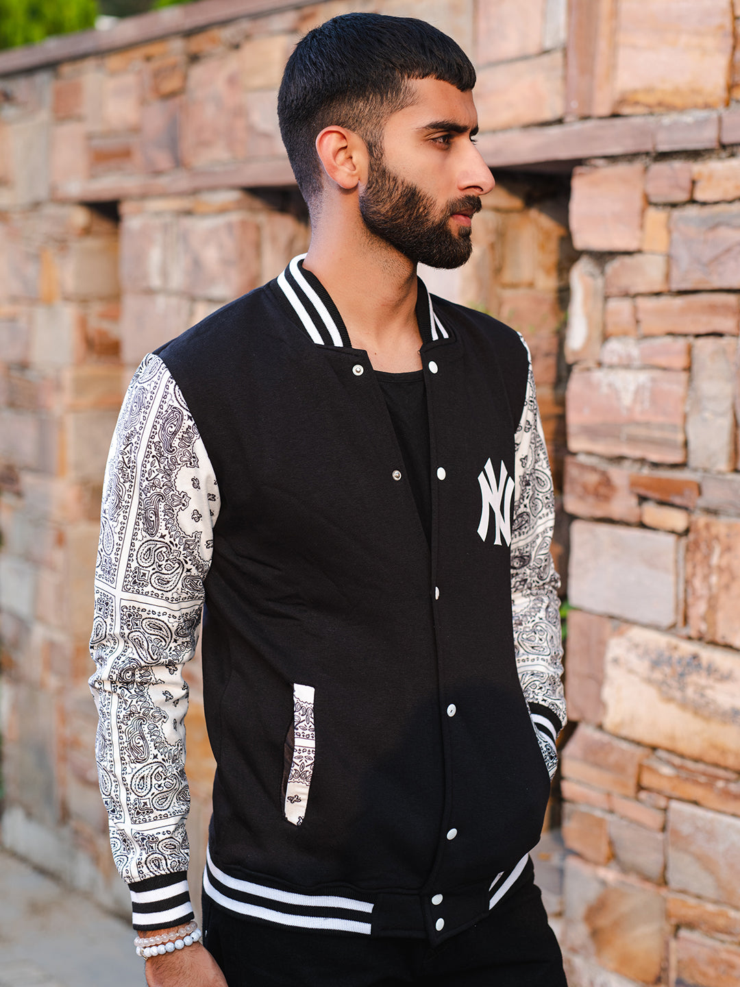 Buy Black - Medium Letter A Letterman Varsity Jacket For Women TeesTheDay  Online at Best Prices in India - JioMart.