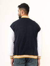 Navy Blue New York Varsity Jacket (Unisex)