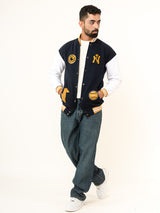 Navy Blue New York Varsity Jacket (Unisex)