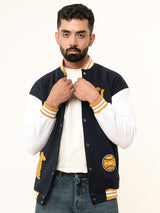 Navy Blue New York Varsity Jacket (Unisex)