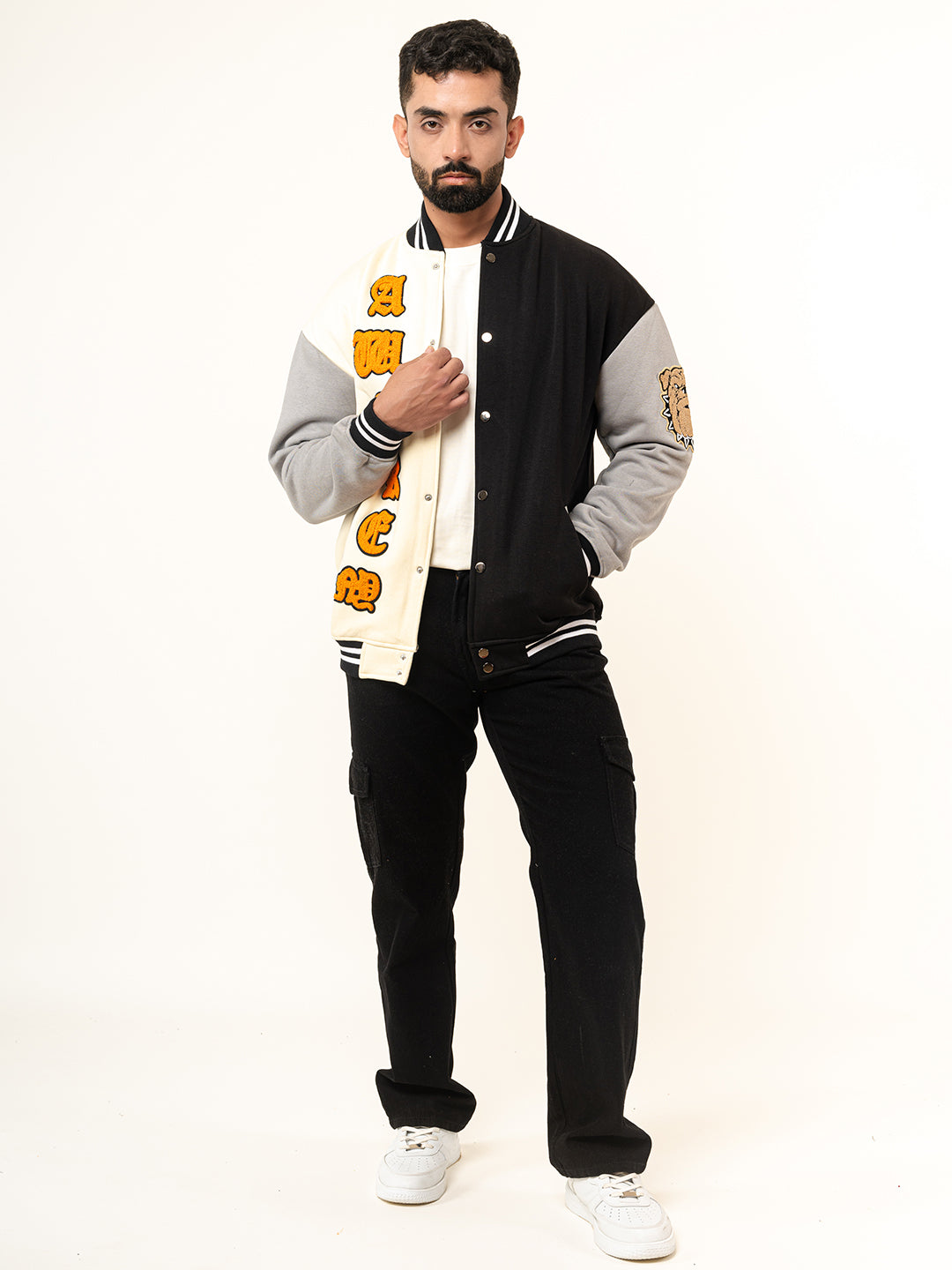 Multi Color Block Awake Varsity Jacket (Unisex)