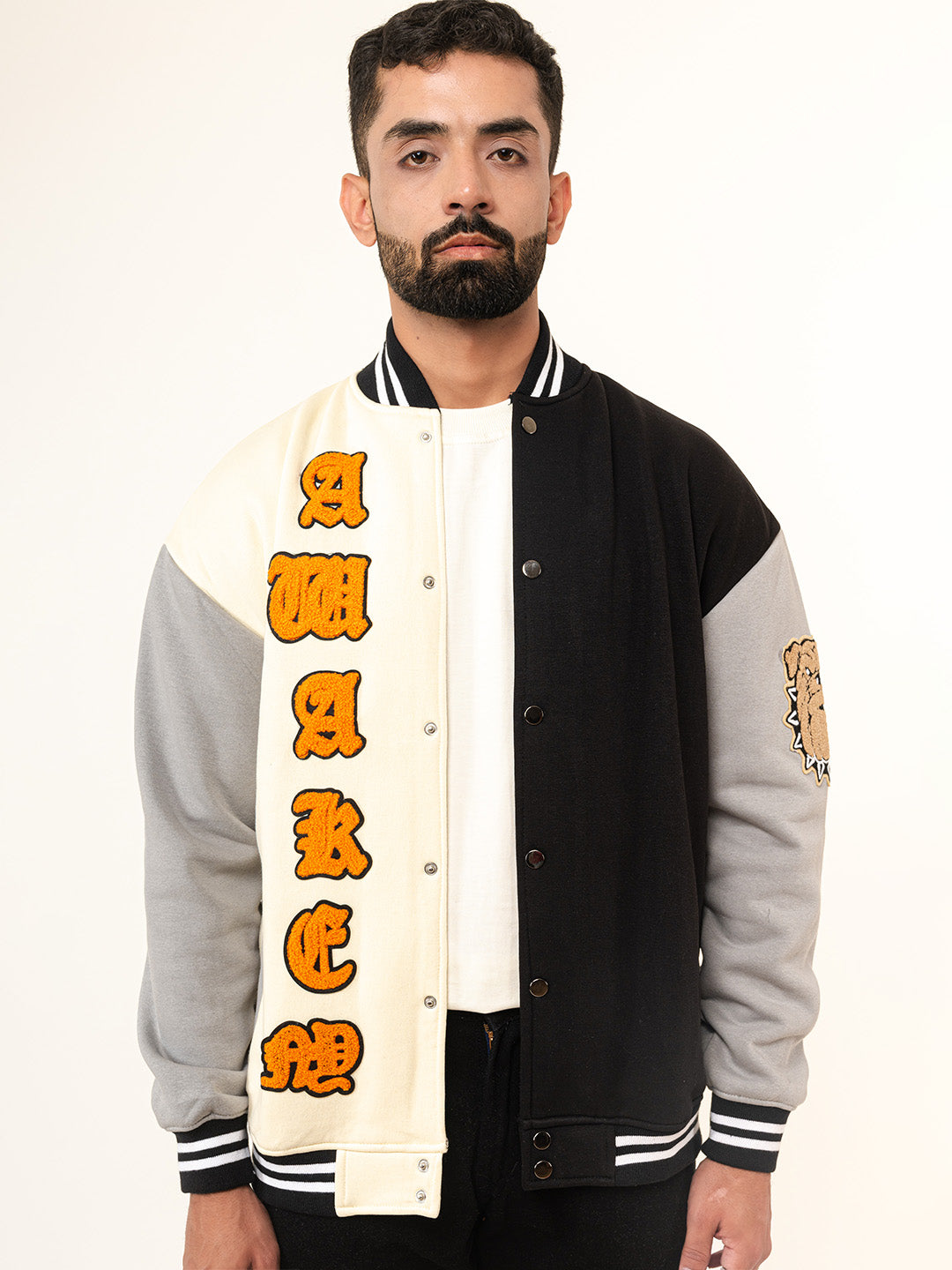 Multi Color Block Awake Varsity Jacket (Unisex)