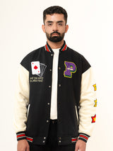 Black Poker Varsity Jacket (Unisex)