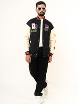 Black Poker Varsity Jacket (Unisex)