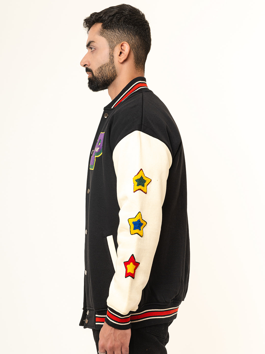 Black Poker Varsity Jacket (Unisex)