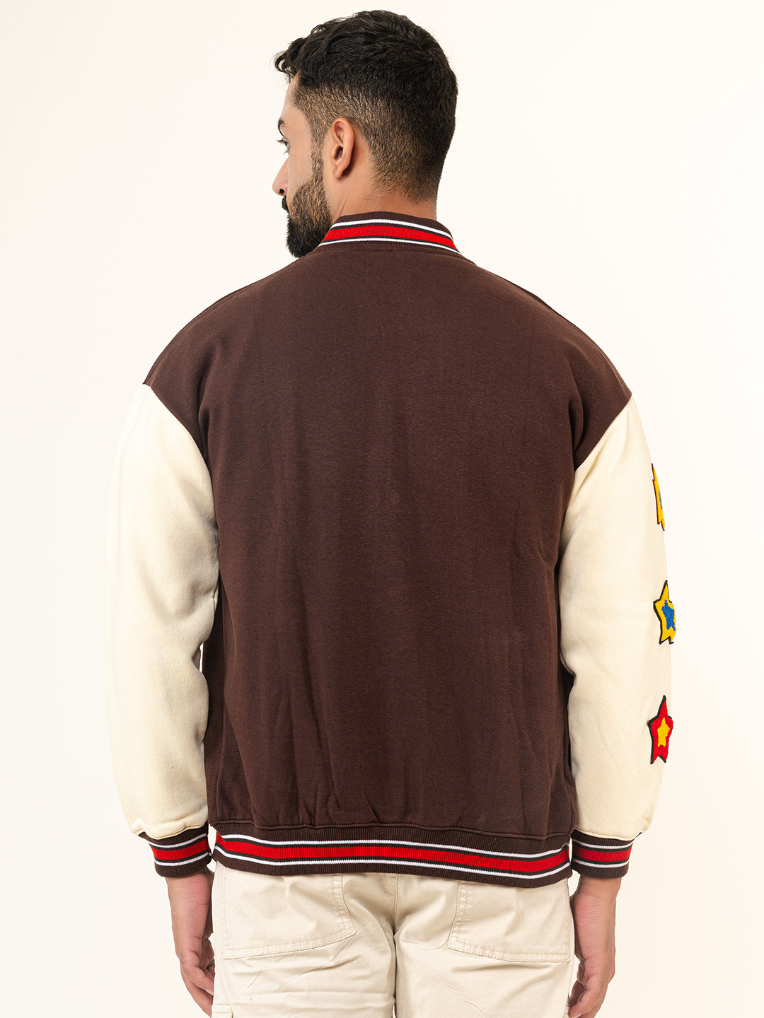 Brown Poker Varsity Jacket (Unisex)