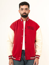 Red Chicago Varsity Jacket (Unisex)