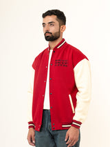 Red Chicago Varsity Jacket (Unisex)