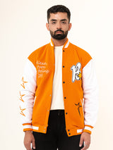 Orange B Varsity Jacket (Unisex)