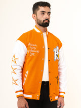 Orange B Varsity Jacket (Unisex)