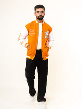 Orange B Varsity Jacket (Unisex)