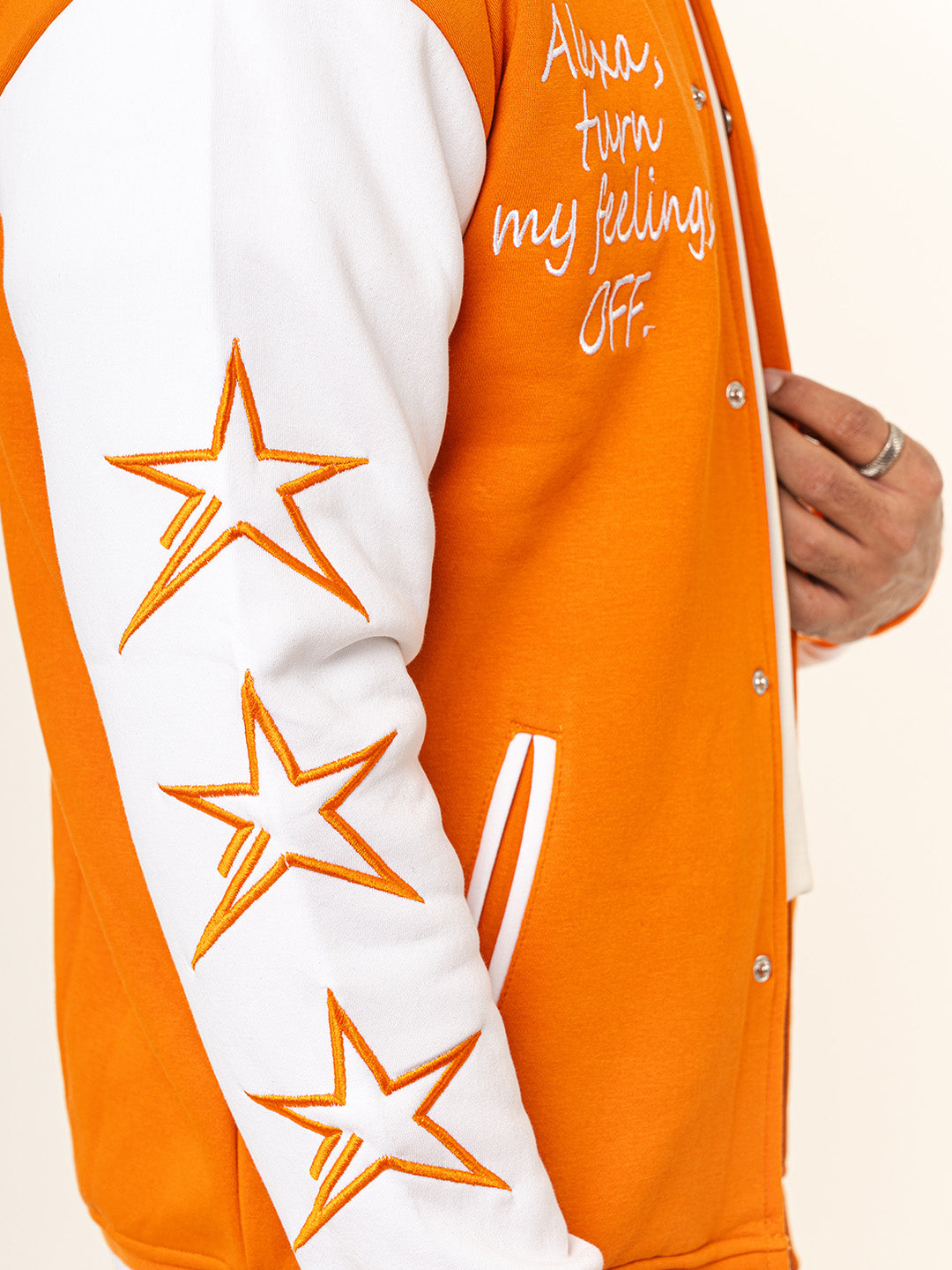 Orange B Varsity Jacket (Unisex)