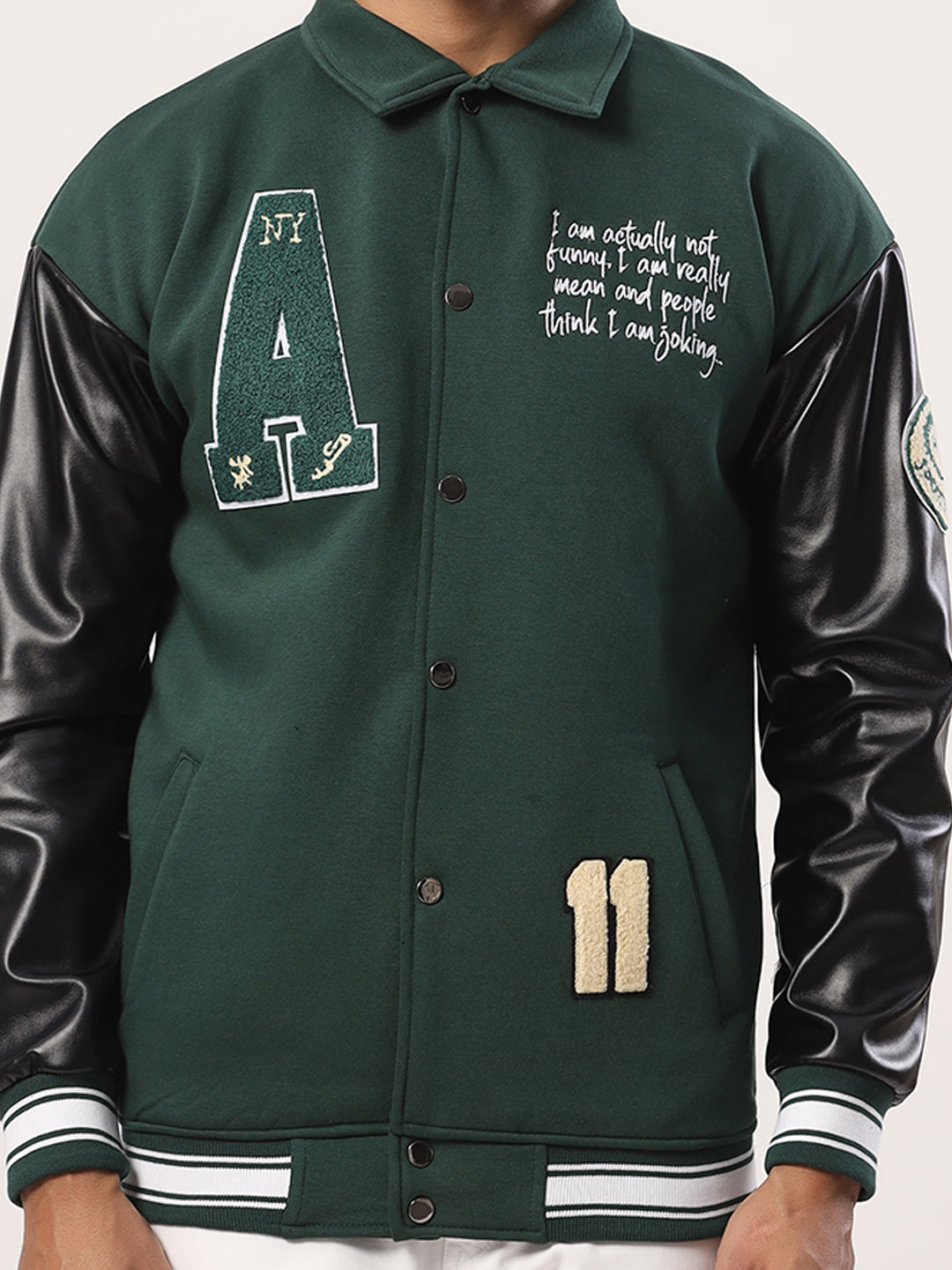 Tian Richards Tom Swift Varsity Green Jacket The Movie Fashion -