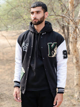 Black K Varsity Jacket (Unisex)