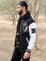 Black K Varsity Jacket (Unisex)