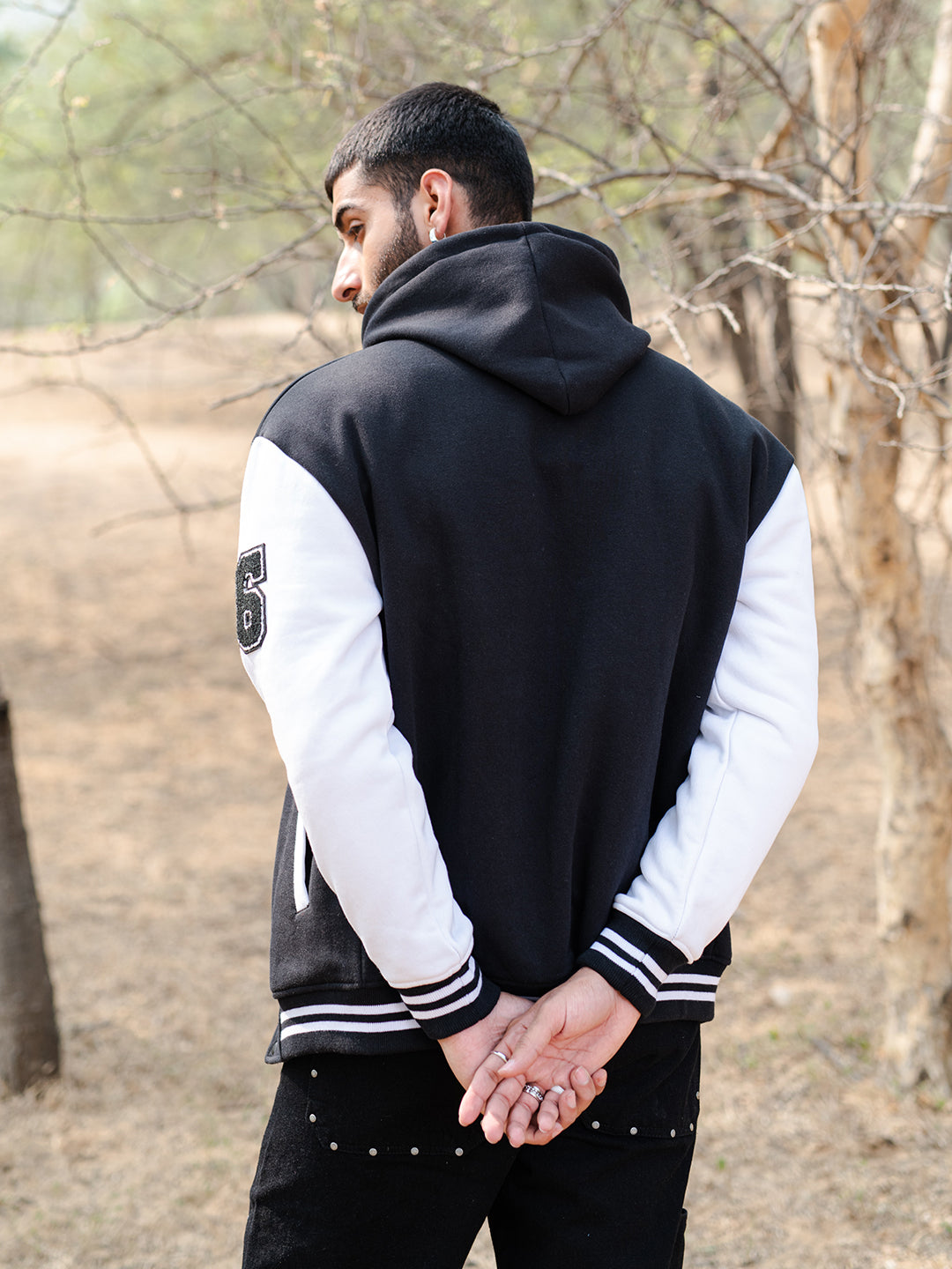 Black K Varsity Jacket (Unisex)