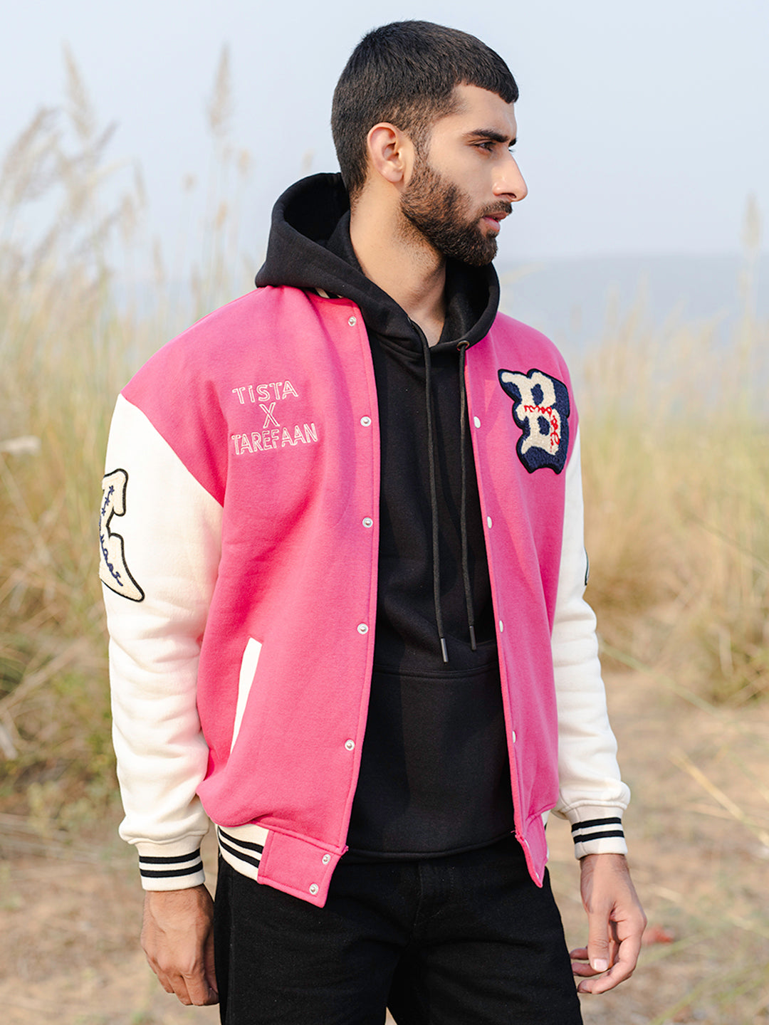 Buy Style Quotient Men White & Coral Reversible Outdoor Varsity Jacket  Online at Best Prices in India - JioMart.