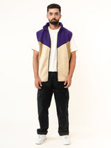 Multi Color Block Fleece Sherpa Jacket (Unisex)