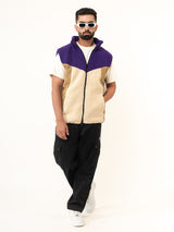 Multi Color Block Fleece Sherpa Jacket (Unisex)