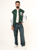 Green R Tistabene Varsity Jacket (Unisex)