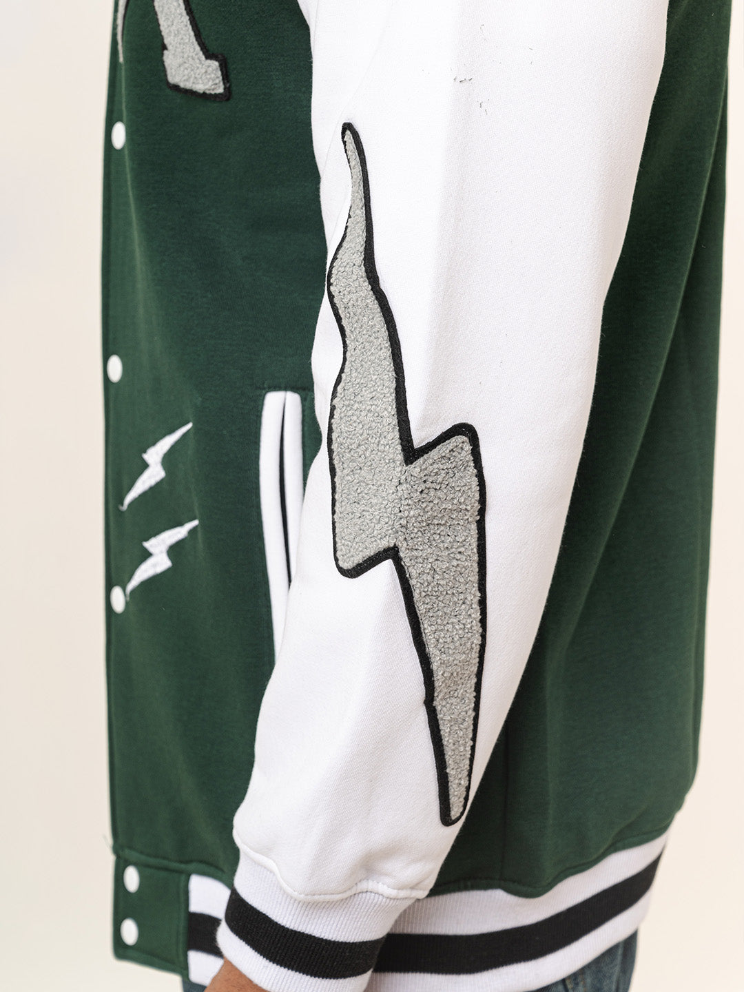 Green R Tistabene Varsity Jacket (Unisex)