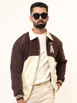 Brown A Varsity Jacket (Unisex)