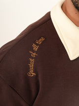 Brown A Varsity Jacket (Unisex)